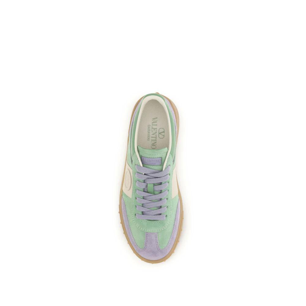 Valentino Garavani Multicolor Calf Leather Bos Taurus Low Top Sneakers by Valentino Garavani