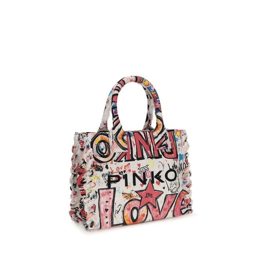 PINKO Multicolor Cotton Shoulder Bag by PINKO