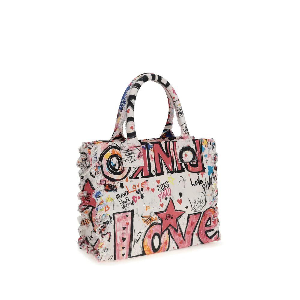 PINKO Multicolor Cotton Shoulder Bag by PINKO