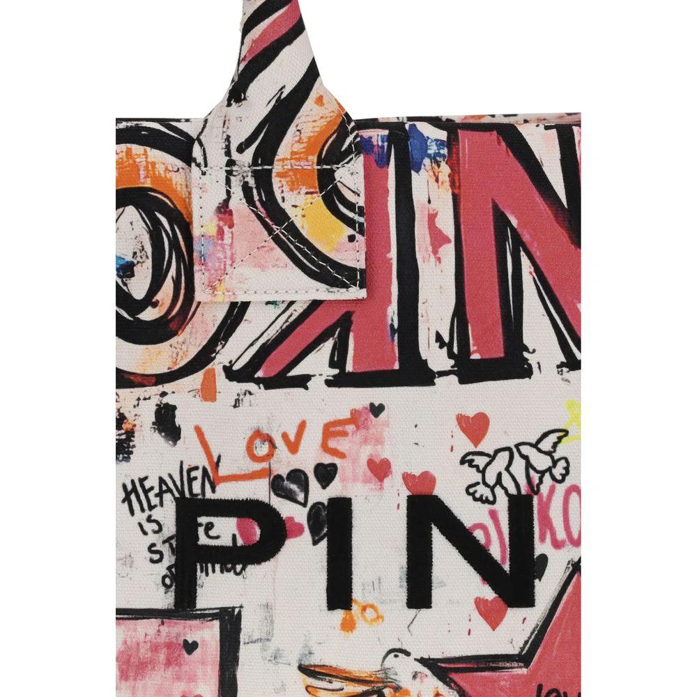 PINKO Multicolor Cotton Shoulder Bag by PINKO