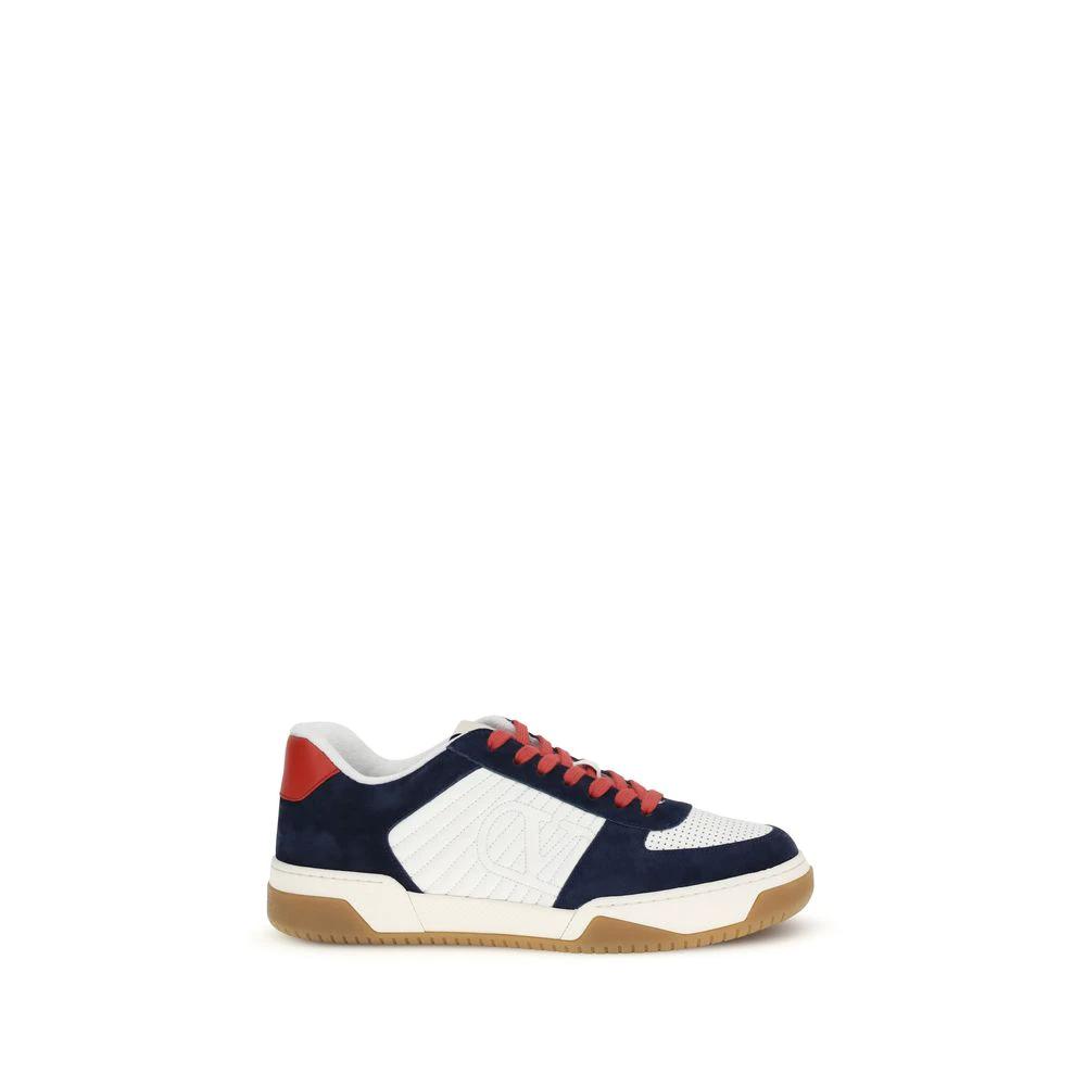 Valentino Garavani Schwarze Bos Taurus Athletic Sneaker aus Kalbsleder by Valentino Garavani