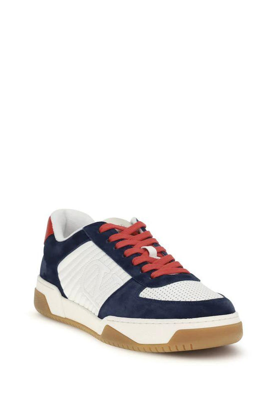 Valentino Garavani Schwarze Bos Taurus Athletic Sneaker aus Kalbsleder by Valentino Garavani