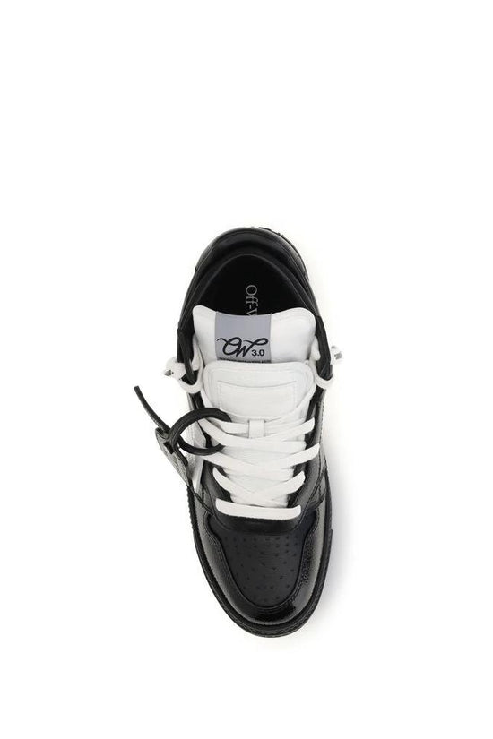Off-White Mehrfarbige Bos Taurus Kalbsleder-Sneaker im Athletic-Stil by Off-White
