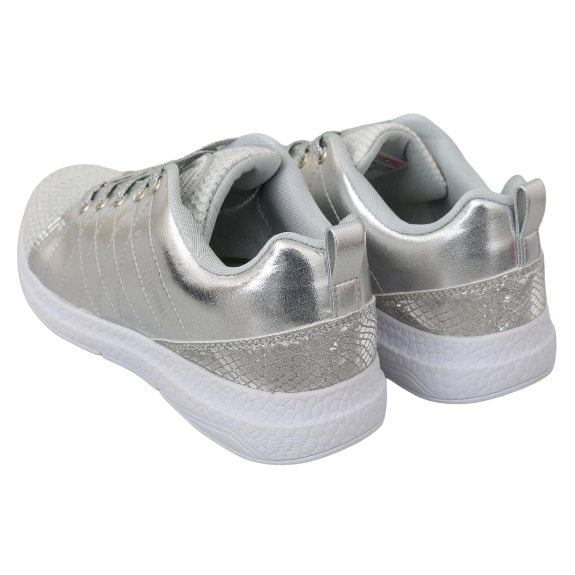 Philipp Plein Gisella Silber Polyester Turnschuhe Schuhe by Philipp Plein
