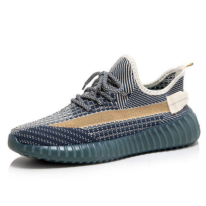 Sneaker Atmungsaktive Netzstruktur Alltagsbegleiter Und Trainingskomfort Bequemlichkeit in Blau mit modernem Design und elastischem Schnitt.