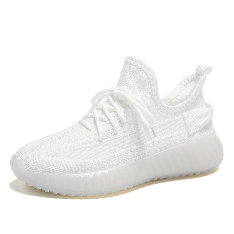 Sneaker Atmungsaktive Netzstruktur Alltagsbegleiter Und Trainingskomfort Bequemlichkeit in Weiß, modischer Schnitt und dezente Eleganz.