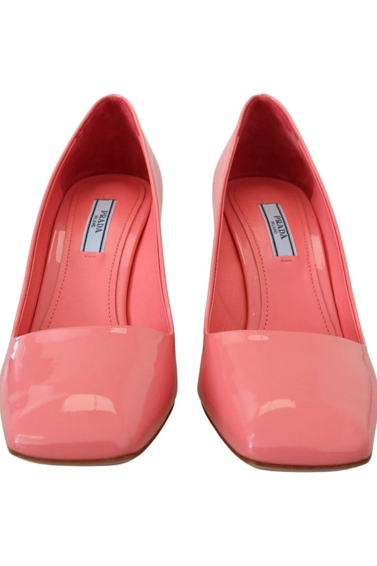 Prada Square Toe Pumps Rosa | ELORÉ by Prada