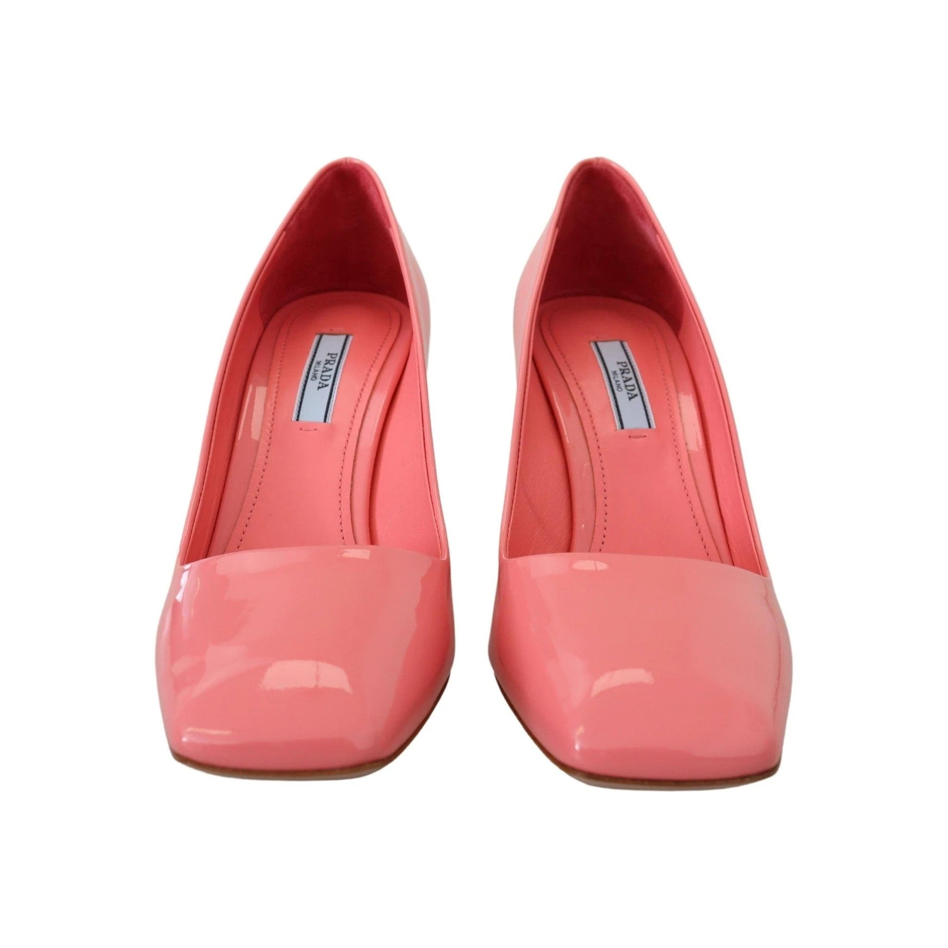 Prada Square Toe Pumps Rosa | ELORÉ by Prada