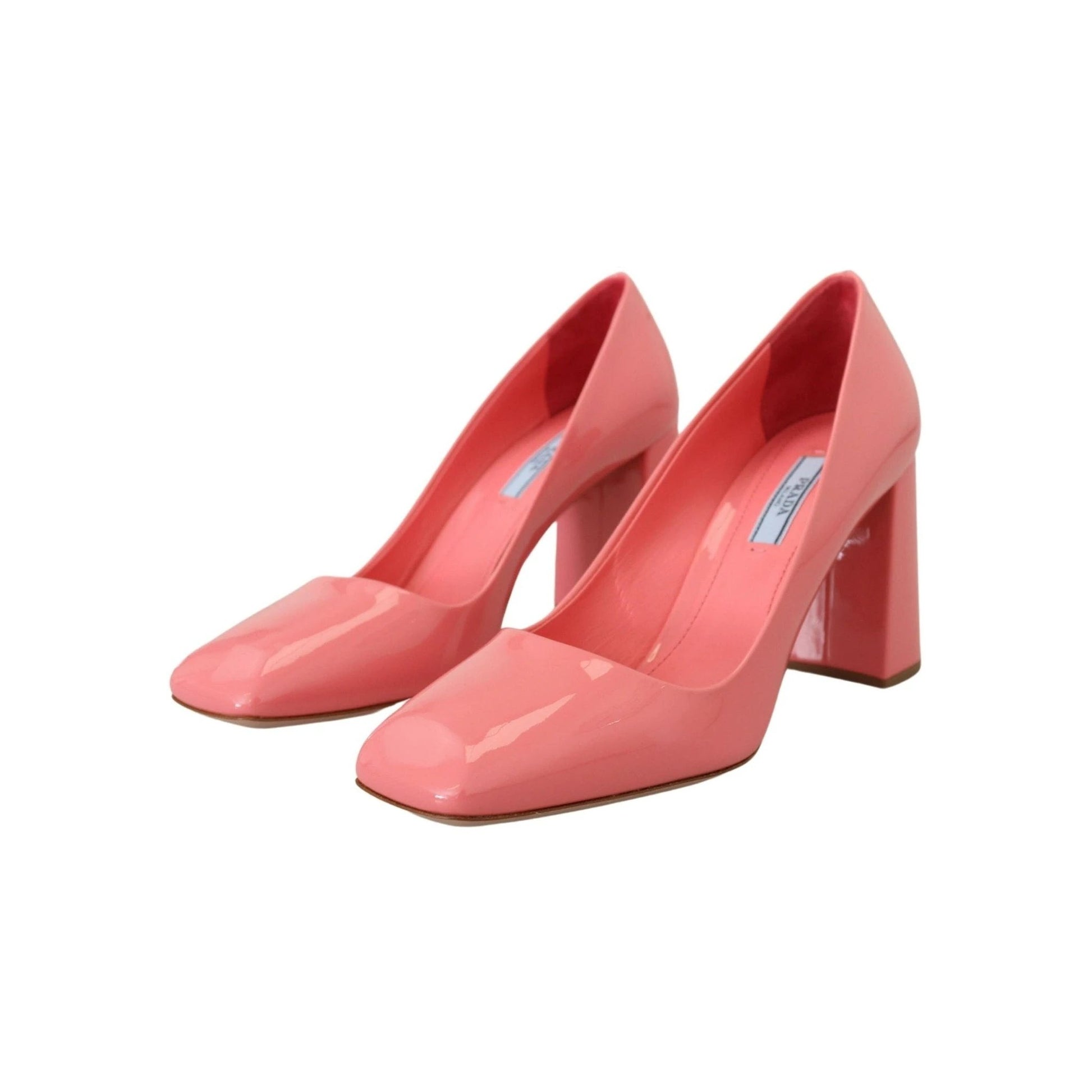 Prada Square Toe Pumps Rosa | ELORÉ by Prada