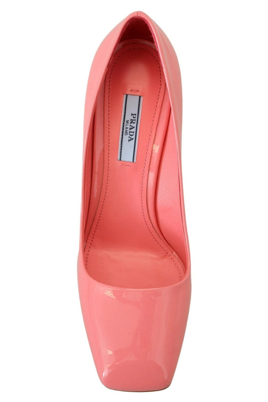 Prada Square Toe Pumps Rosa | ELORÉ by Prada