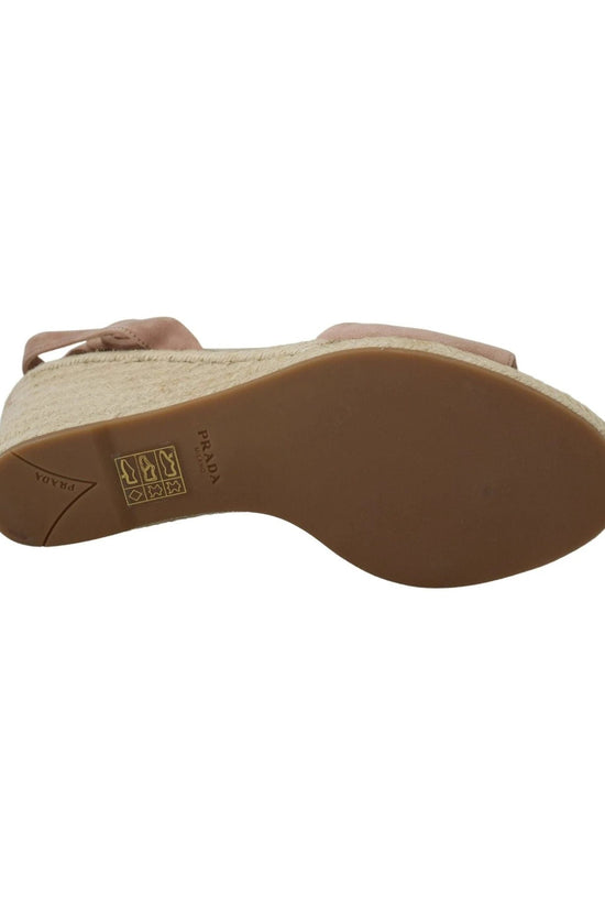 Prada Sandalen Keilabsatz Rosa | ELORÉ by Prada