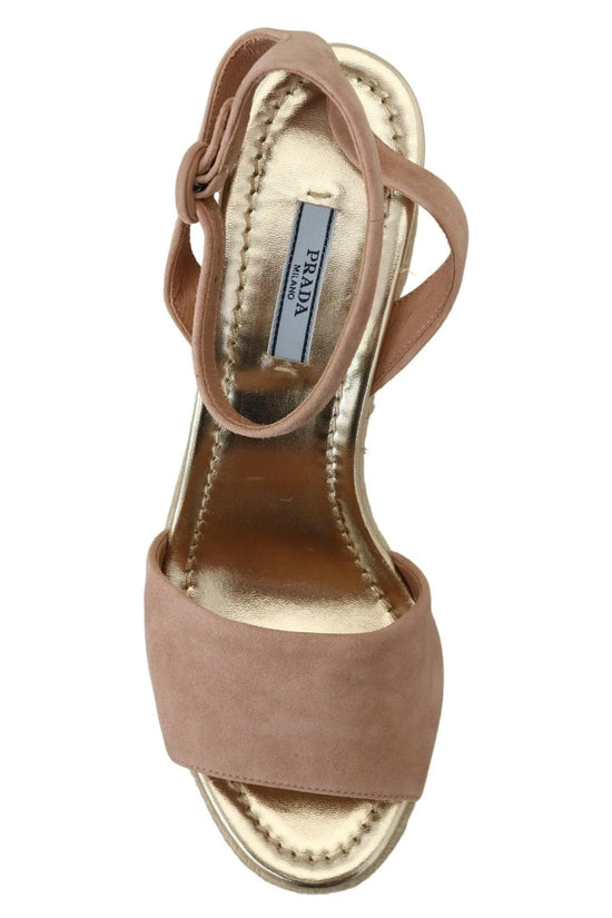 Prada Sandalen Keilabsatz Rosa | ELORÉ by Prada
