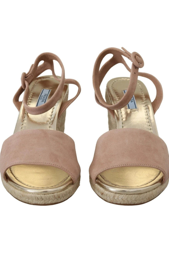 Prada Sandalen Keilabsatz Rosa | ELORÉ by Prada