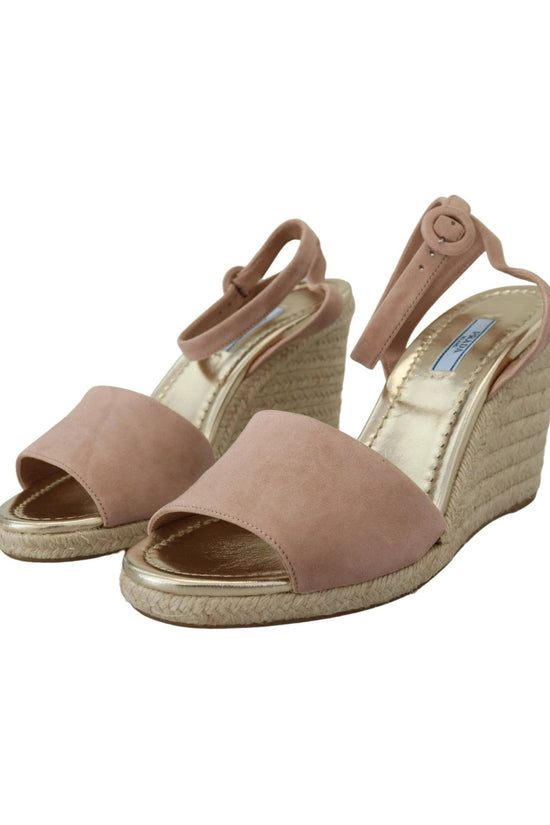 Prada Sandalen Keilabsatz Rosa | ELORÉ by Prada