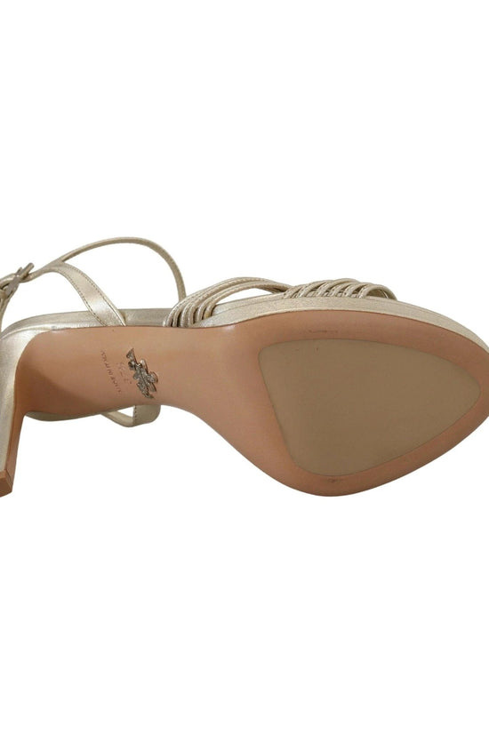 Prada Sandalette Gold Glänzend Luxusausführung | ELORÉ by Prada