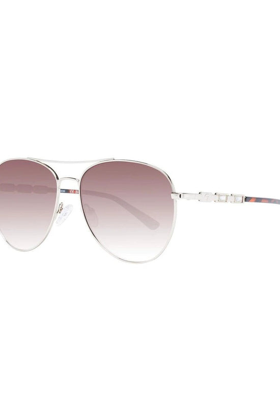 Alexander McQueen Sonnenbrille Aviator Silber | ELORÉ by Guess