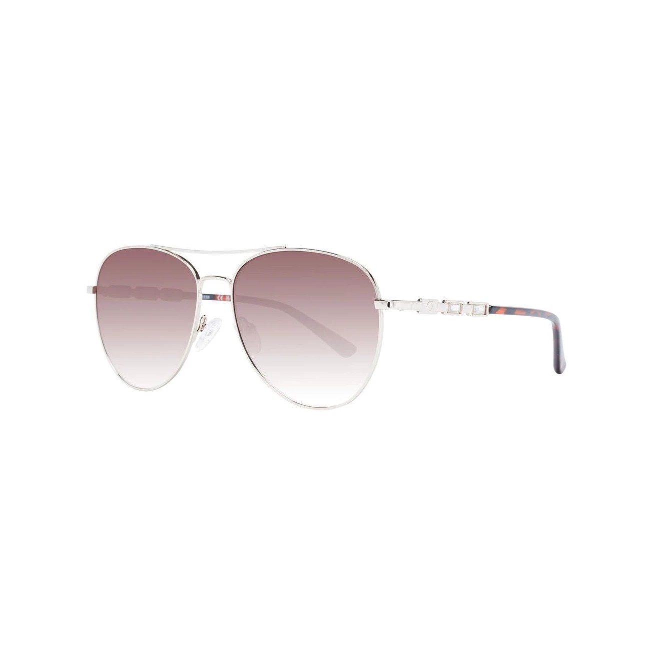 Alexander McQueen Sonnenbrille Aviator Silber | ELORÉ by Guess