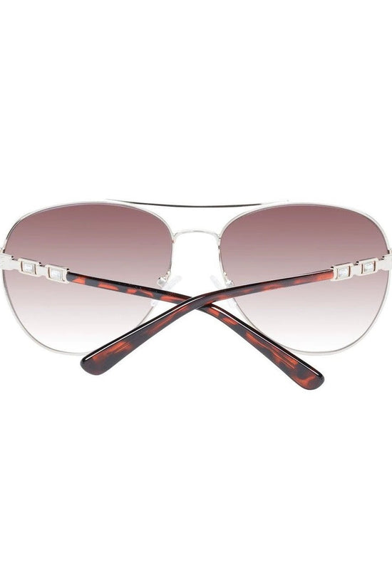 Alexander McQueen Sonnenbrille Aviator Silber | ELORÉ by Guess