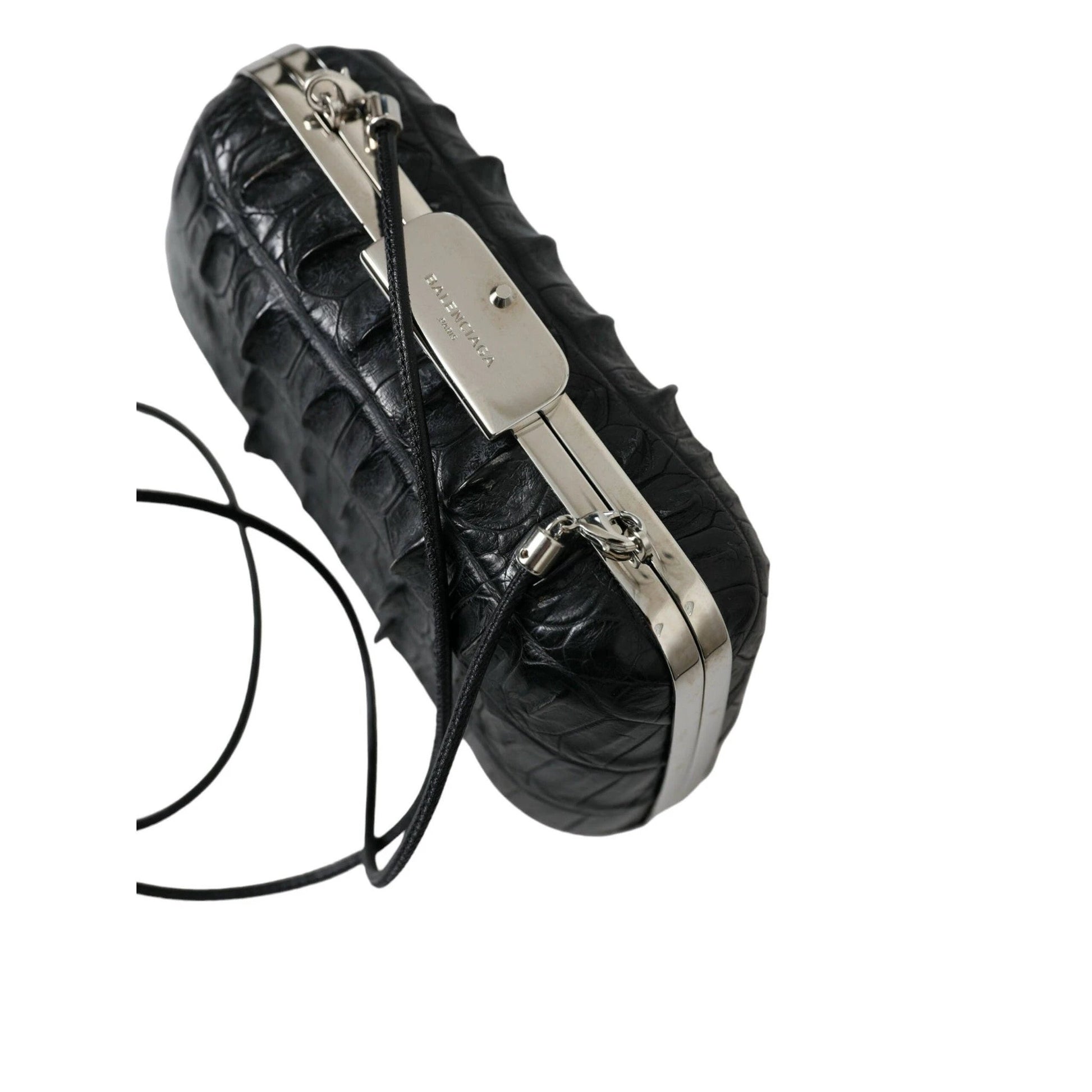 Balenciaga Umhängetasche Crocodile Schwarz | ELORÉ by Balenciaga