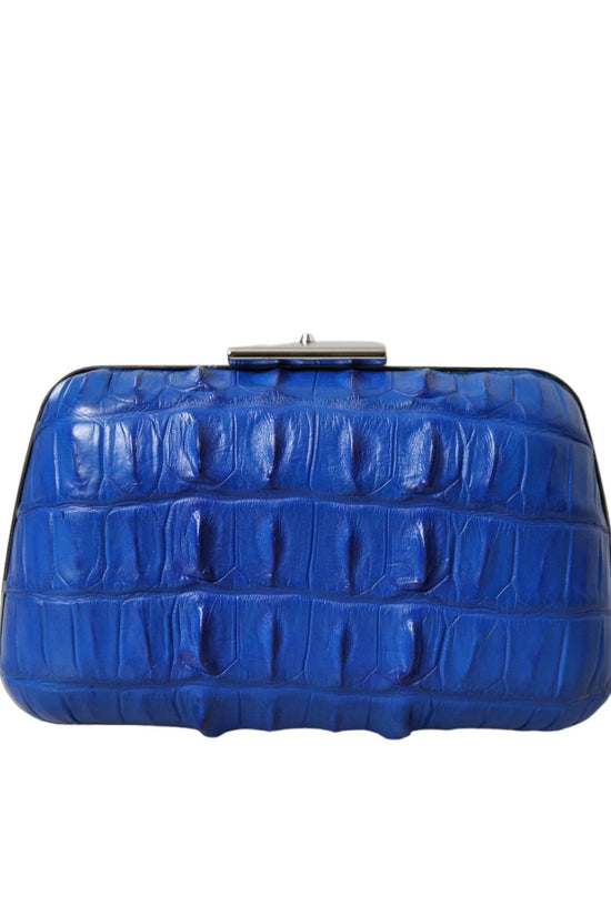 Balenciaga Box Clutch Blau | ELORÉ by Balenciaga