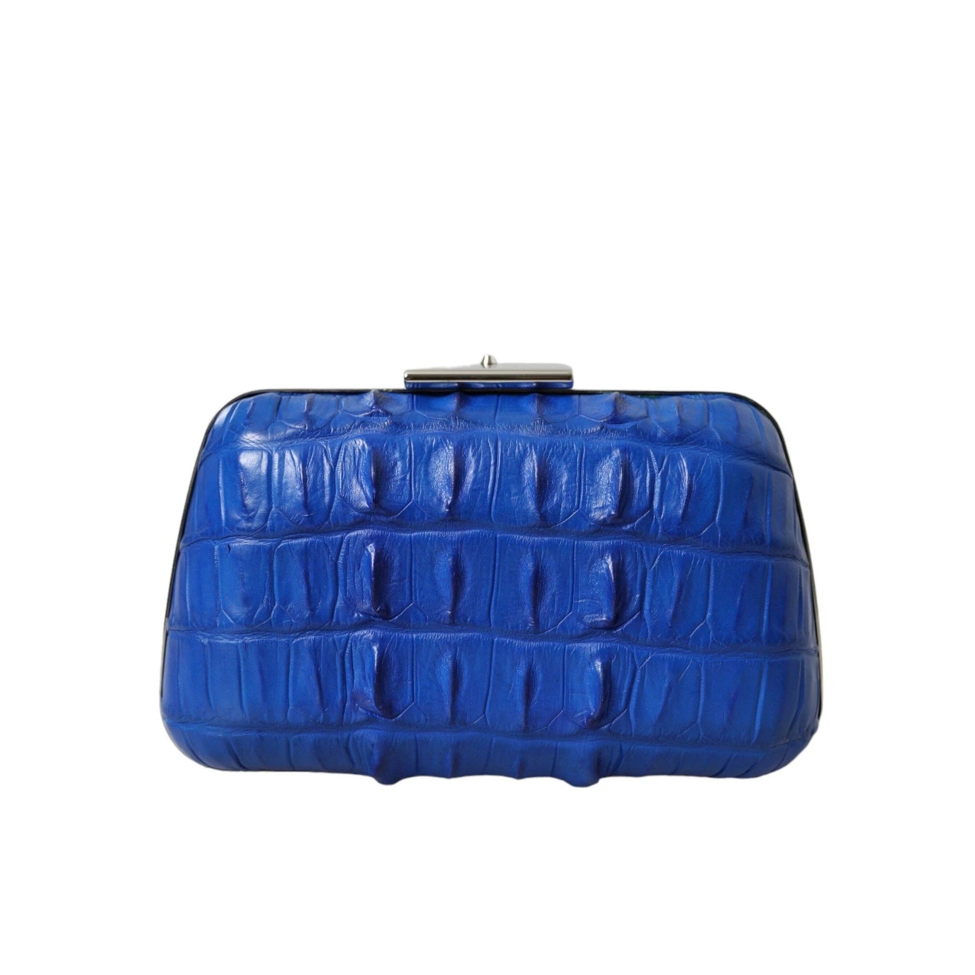 Balenciaga Box Clutch Blau | ELORÉ by Balenciaga