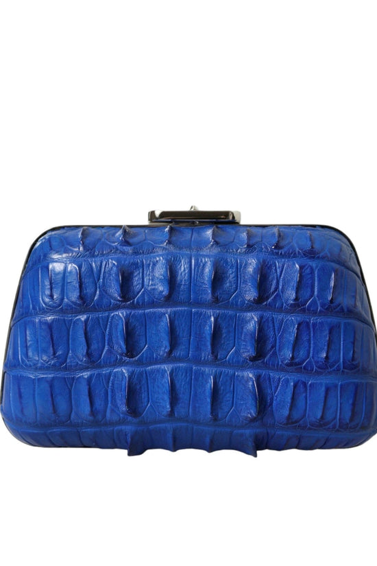 Balenciaga Box Clutch Blau | ELORÉ by Balenciaga