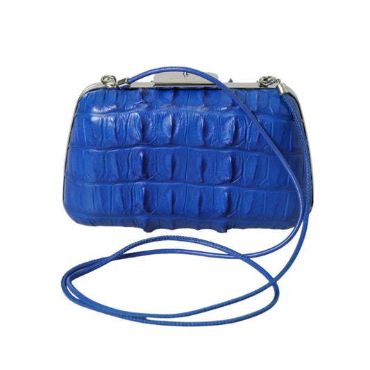 Balenciaga Box Clutch Blau | ELORÉ by Balenciaga