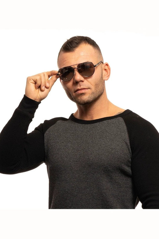 Alexander McQueen Sonnenbrille Anthrazit Grau | ELORÉ by Guess