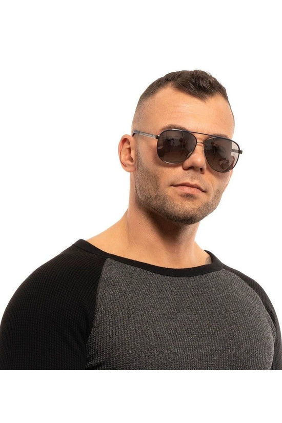 Alexander McQueen Aviator Sonnenbrille Grau | ELORÉ by Guess