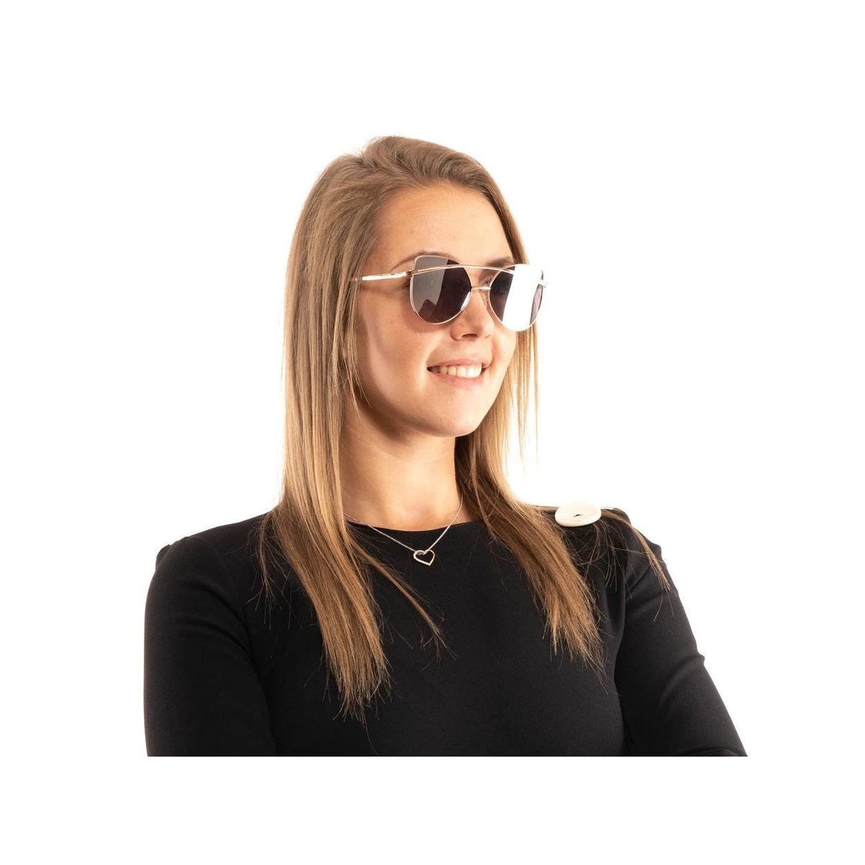 Guess Sonnenbrille Butterfly Damen Roségold | ELORÉ by Guess