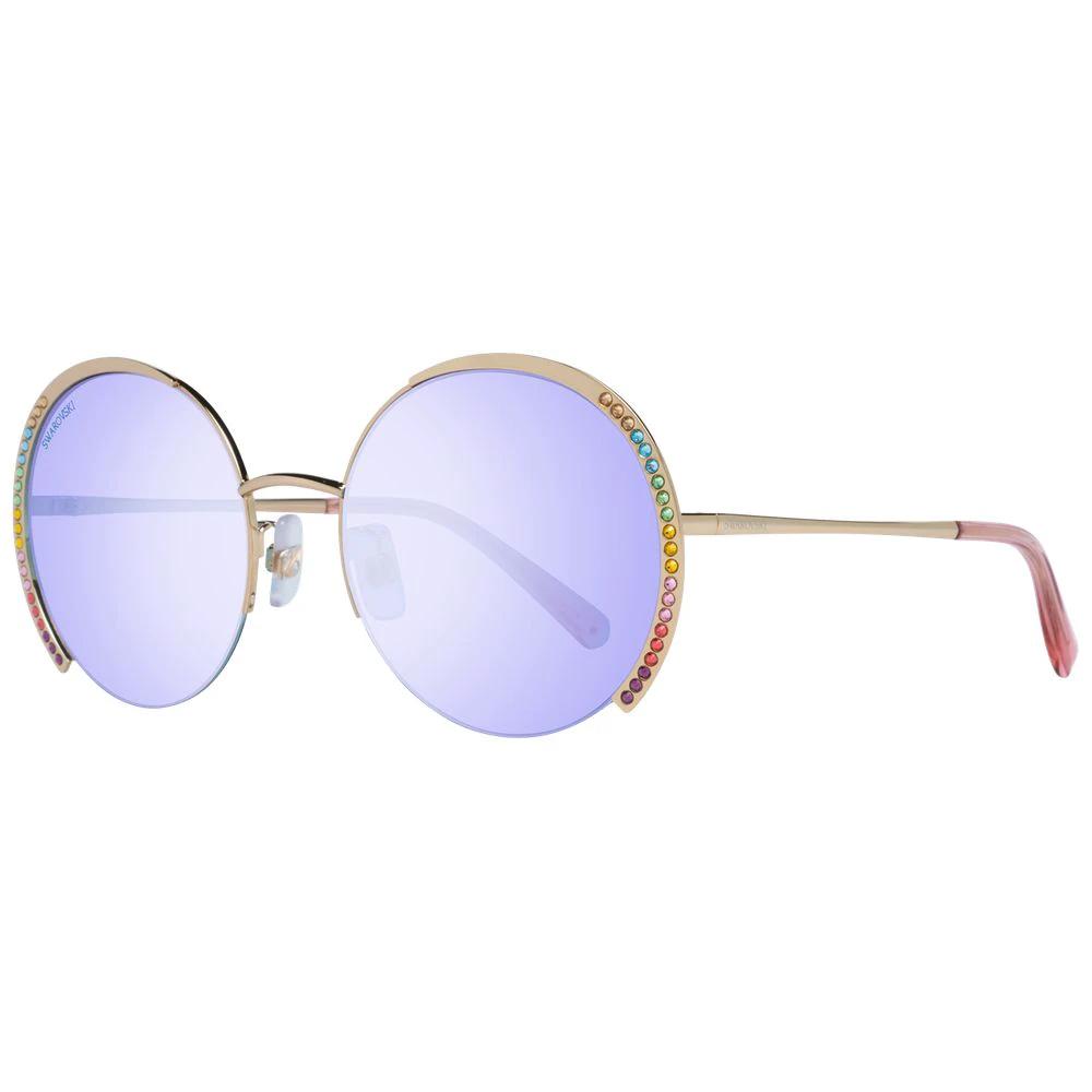 Swarovski Goldene Sonnenbrille mit Metallrahmen by Swarovski