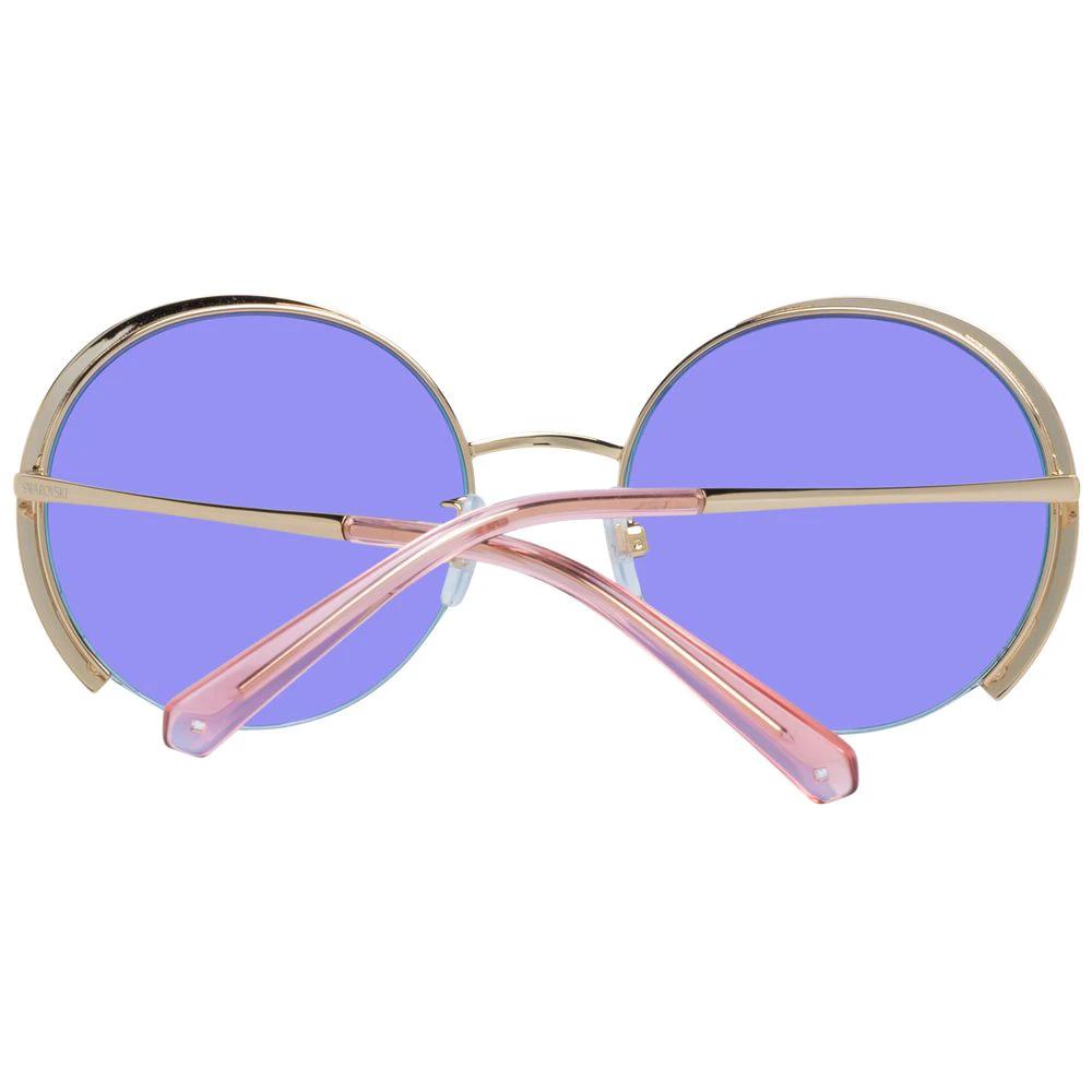 Swarovski Goldene Sonnenbrille mit Metallrahmen by Swarovski