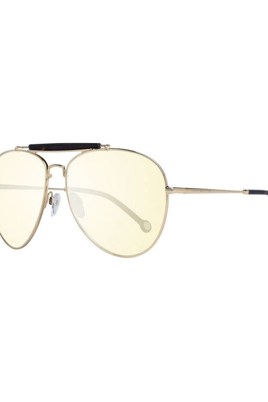Alexander McQueen Sonnenbrille Metallrahmen Gold | ELORÉ by Tommy Hilfiger