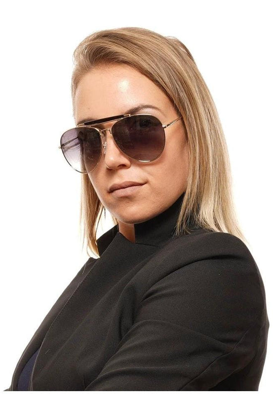 Alexander McQueen Sonnenbrille Metallrahmen Gold | ELORÉ by Tommy Hilfiger