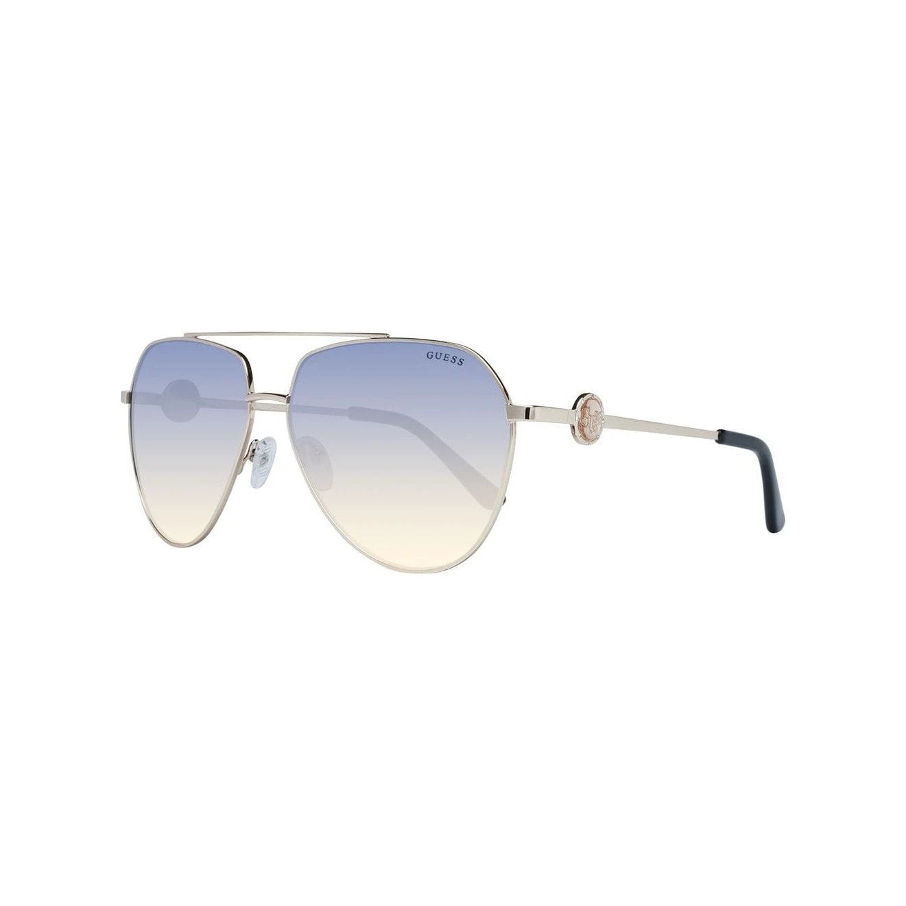 Guess Sonnenbrille Aviator Gold Blauverlauf | ELORÉ by Guess