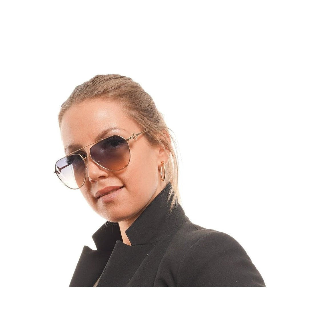 Guess Sonnenbrille Aviator Gold Blauverlauf | ELORÉ by Guess