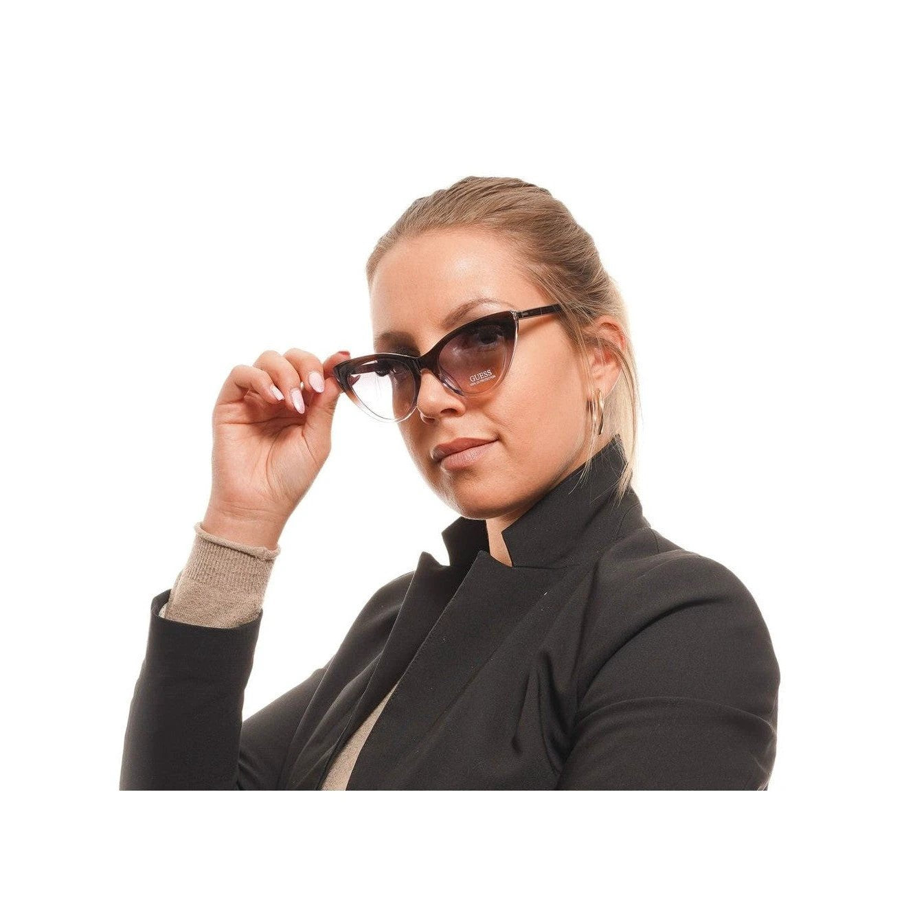 Guess Cat Eye Sonnenbrille Kunststoff Braun | ELORÉ by Guess