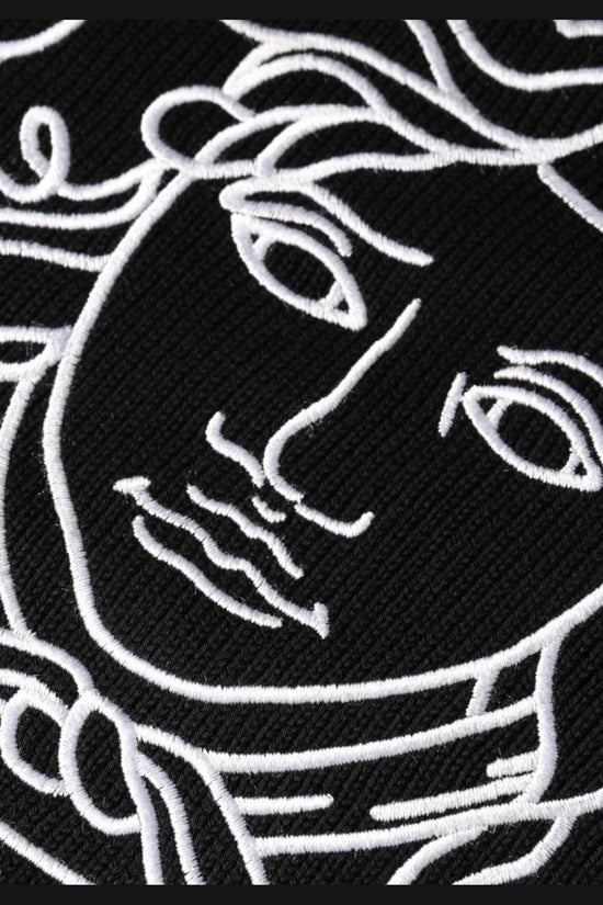 Versace Medusa Oversize Strickpullover Schwarz | ELORÉ by Versace
