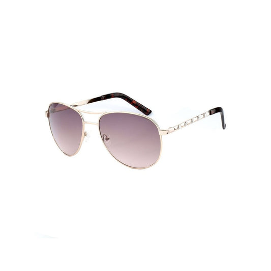 Guess Sonnenbrille Aviator Brillenmodell Gold | ELORÉ by Guess