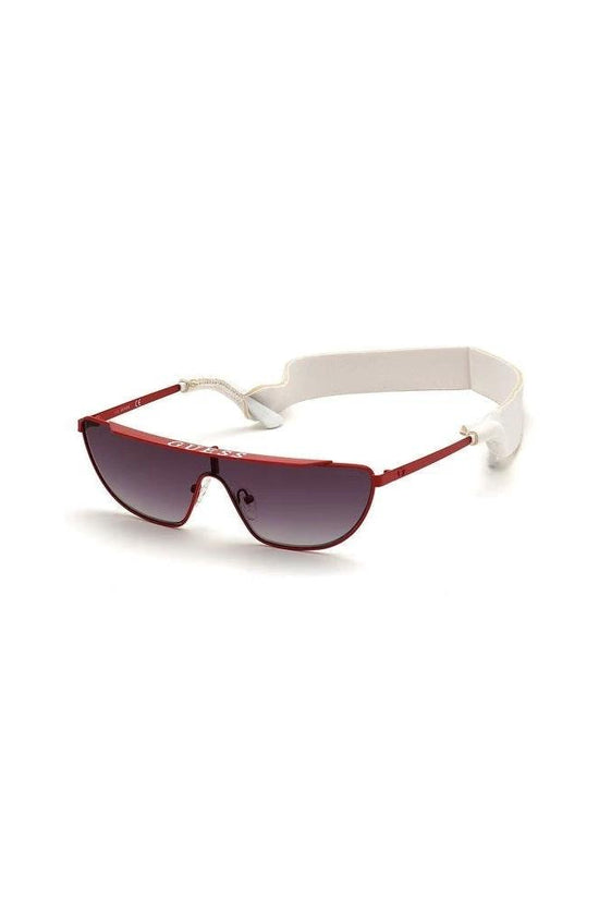 Guess Sonnenbrille Rot Glänzend Metallrahmen UV400 | ELORÉ by Guess