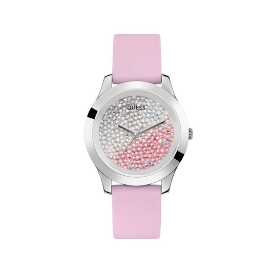 Guess Armbanduhr Kristall Zifferblatt Glamour Pink | ELORÉ by Guess