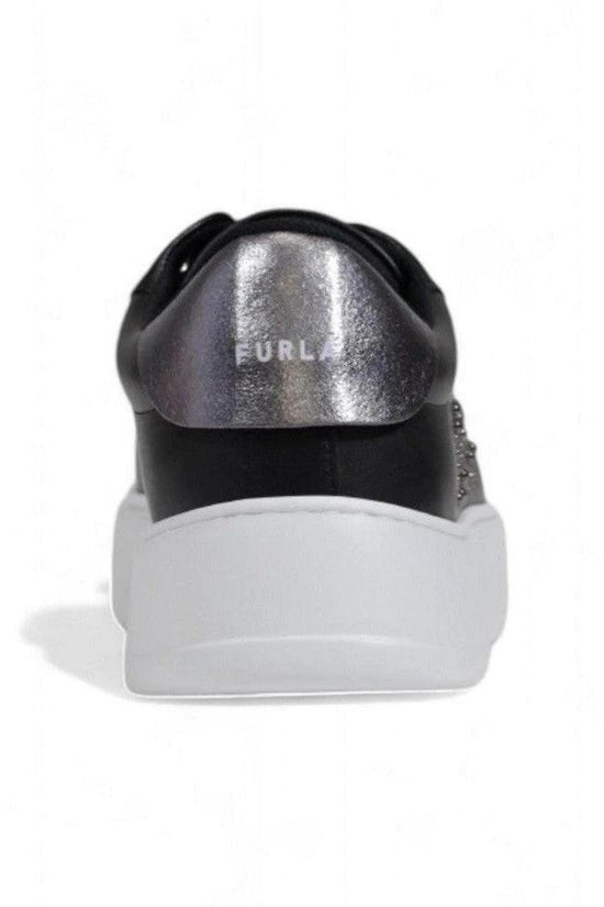 Furla Palladio Sneaker Metallic Glanz Schwarz | ELORÉ by Furla