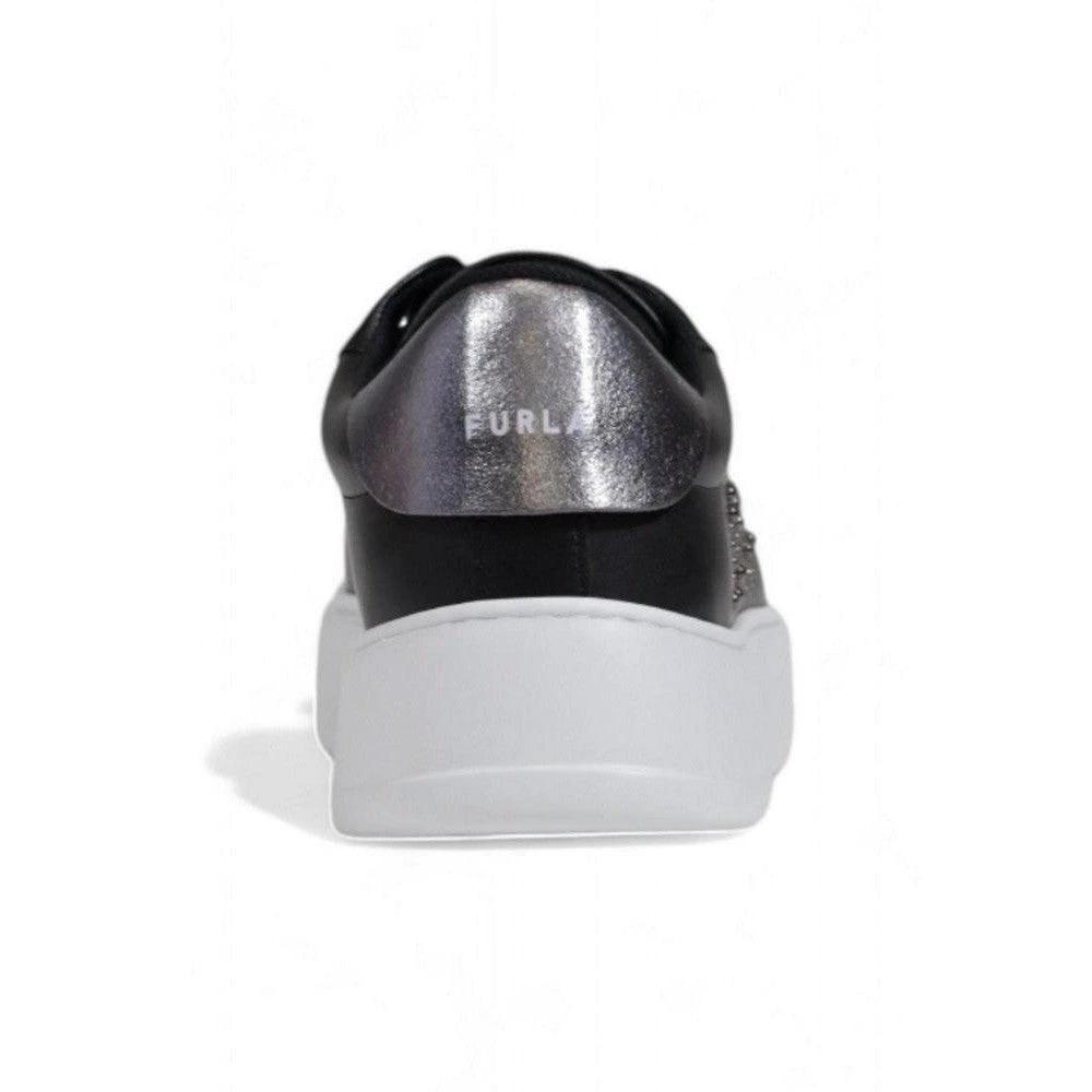 Furla Palladio Sneaker Metallic Glanz Schwarz | ELORÉ by Furla