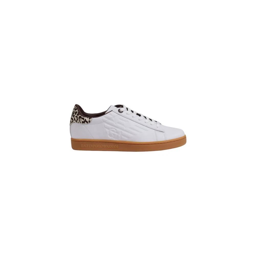 EA7 Emporio Armani Beige Leder Sneaker by EA7 Emporio Armani