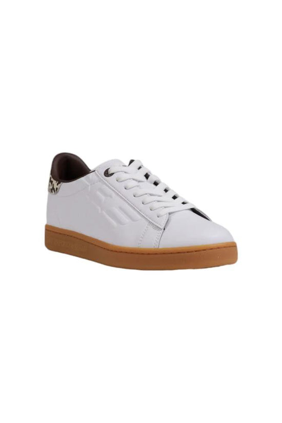 EA7 Emporio Armani Beige Leder Sneaker by EA7 Emporio Armani