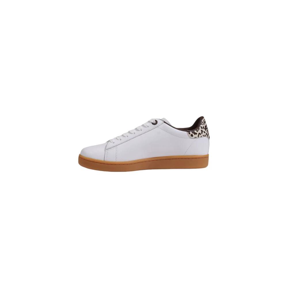 EA7 Emporio Armani Beige Leder Sneaker by EA7 Emporio Armani