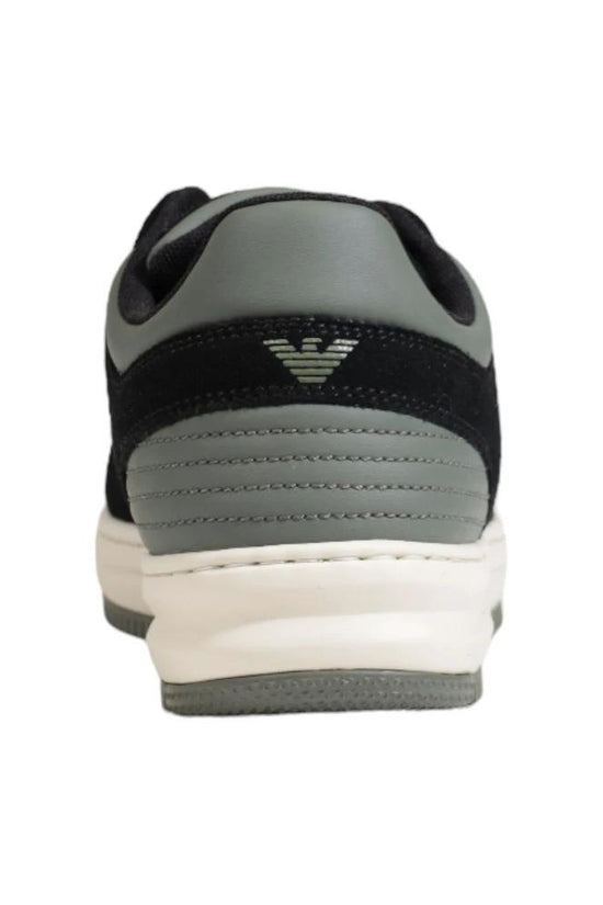 EA7 Emporio Armani Grüner Polyester Sneaker by EA7 Emporio Armani