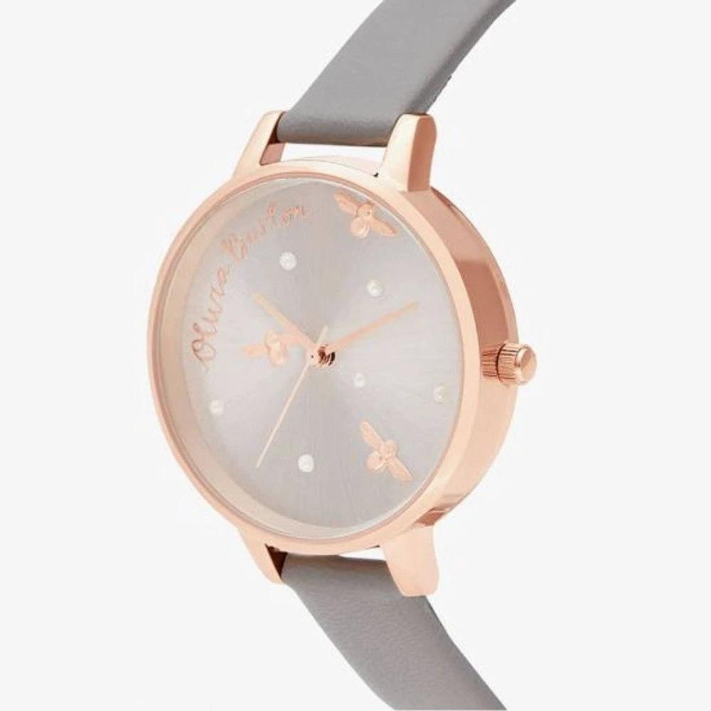 Olivia Burton Queen Bee Uhr Elegante Damenuhr Grau | ELORÉ by Olivia Burton