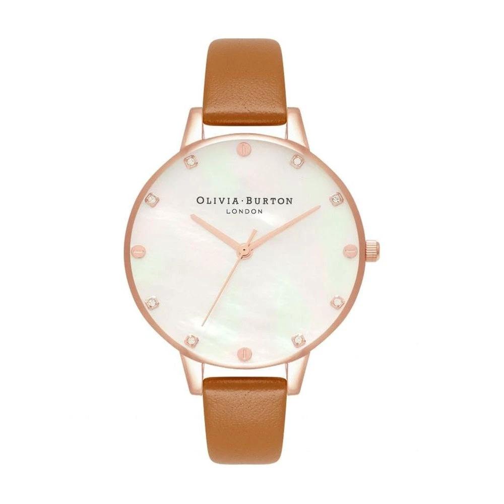 Olivia Burton Demi Uhr Roségold Braun Leder | ELORÉ by Olivia Burton