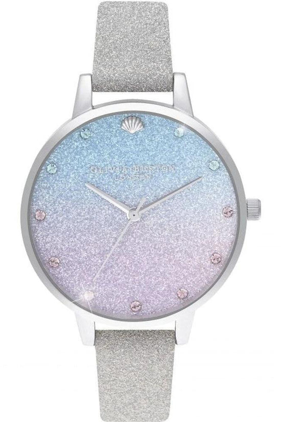 Olivia Burton London Armbanduhr Grau Glitzer | ELORÉ by Olivia Burton